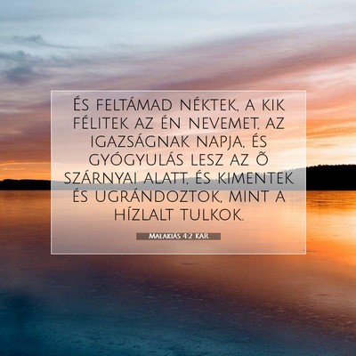 Malakiás 4:2 KAR Bibliai verskép