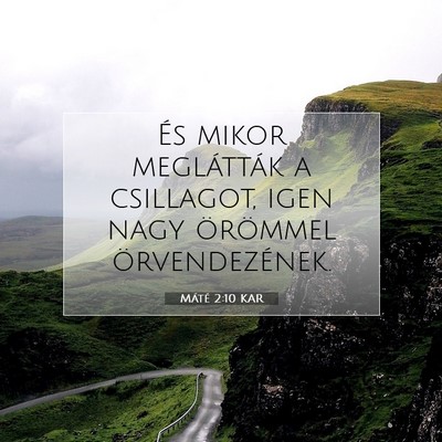 Máté 2:10 Bibliai vers magyarázata