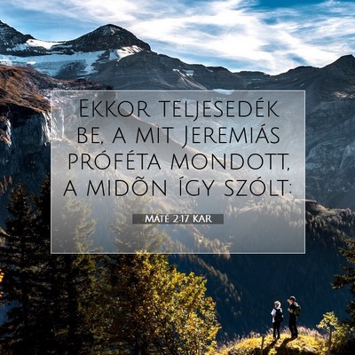 Máté 2:17 Bibliai vers magyarázata