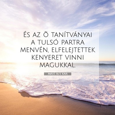 Máté 16:5 Bibliai vers magyarázata