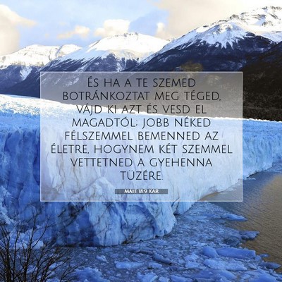 Máté 18:9 Bibliai vers magyarázata