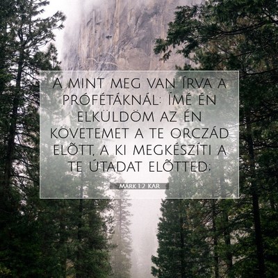 Márk 1:2 Bibliai vers magyarázata