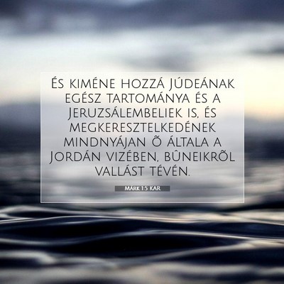 Márk 1:5 Bibliai vers magyarázata
