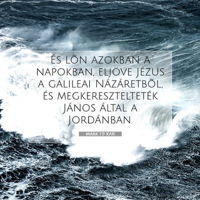 Márk 1:9 Bibliai vers magyarázata