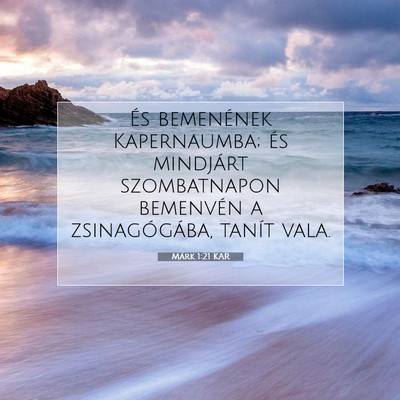 Márk 1:21 Bibliai vers magyarázata