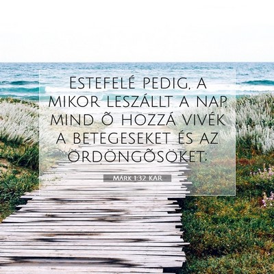 Márk 1:32 Bibliai vers magyarázata