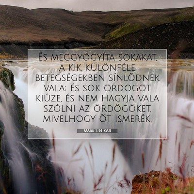Márk 1:34 Bibliai vers magyarázata