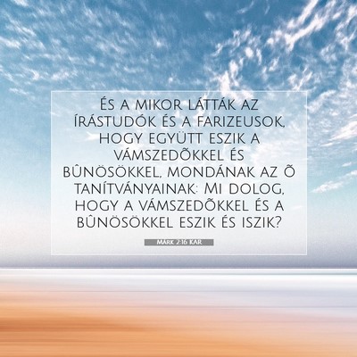 Márk 2:16 Bibliai vers magyarázata