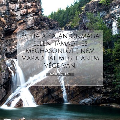 Márk 3:26 Bibliai vers magyarázata