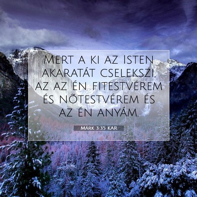 Márk 3:35 Bibliai vers magyarázata
