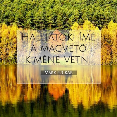 Márk 4:3 Bibliai vers magyarázata
