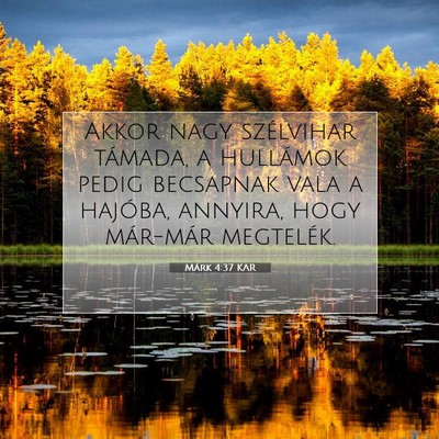 Márk 4:37 Bibliai vers magyarázata