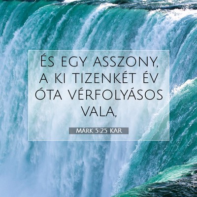Márk 5:25 Bibliai vers magyarázata