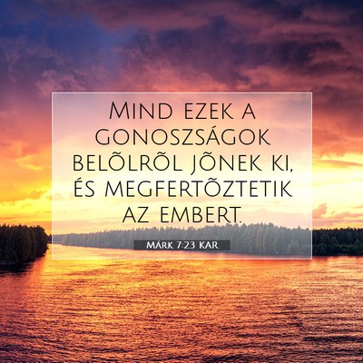 Márk 7:23 Bibliai vers magyarázata