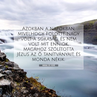 Márk 8:1 Bibliai vers magyarázata