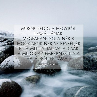 Márk 9:9 Bibliai vers magyarázata