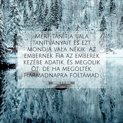 Márk 9:31 Bibliai vers magyarázata