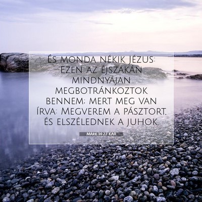 Márk 14:27 Bibliai vers magyarázata