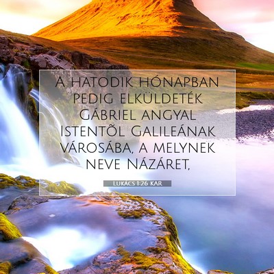 Lukács 1:26 Bibliai vers magyarázata