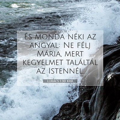 Lukács 1:30 Bibliai vers magyarázata