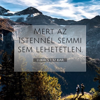 Lukács 1:37 Bibliai vers magyarázata