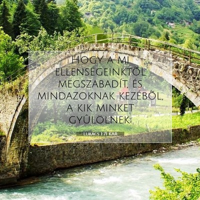 Lukács 1:71 Bibliai vers magyarázata
