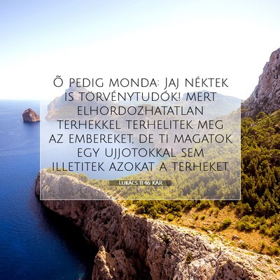 Lukács 11:46 Bibliai vers magyarázata