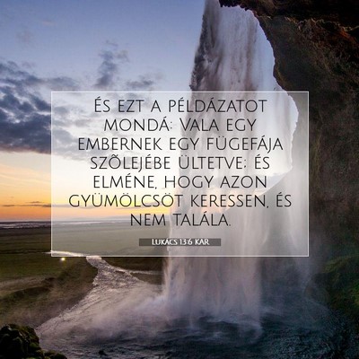 Lukács 13:6 Bibliai vers magyarázata