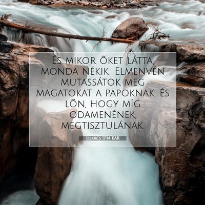 Lukács 17:14 Bibliai vers magyarázata