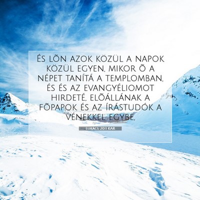 Lukács 20:1 Bibliai vers magyarázata