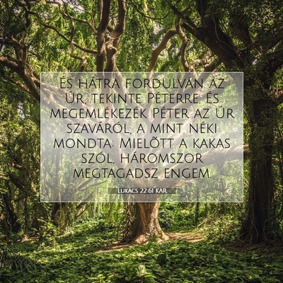 Lukács 22:61 Bibliai vers magyarázata