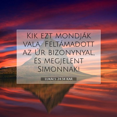 Lukács 24:34 Bibliai vers magyarázata