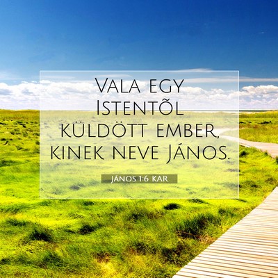 János 1:6 Bibliai vers magyarázata