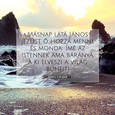 János 1:29 Bibliai vers magyarázata