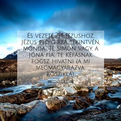 János 1:43 Bibliai vers magyarázata