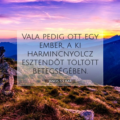 János 5:5 KAR Bibliai verskép