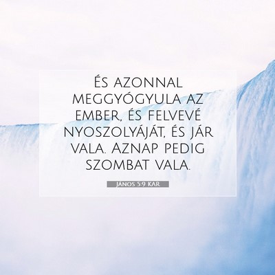 János 5:9 KAR Bibliai verskép