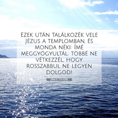 János 5:14 KAR Bibliai verskép