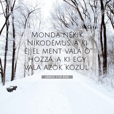 János 7:50 Bibliai vers magyarázata