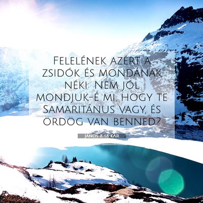 János 8:48 Bibliai vers magyarázata