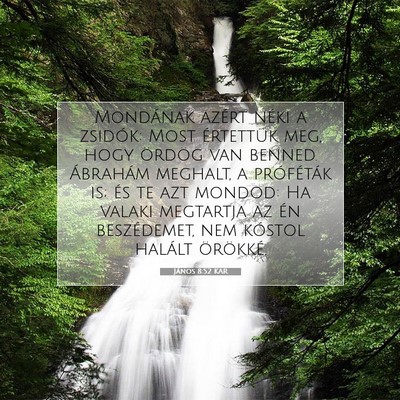 János 8:52 Bibliai vers magyarázata