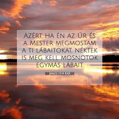 János 13:14 KAR Bibliai verskép