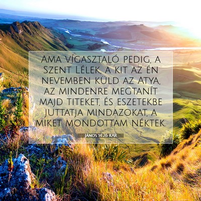 János 14:26 KAR Bibliai verskép