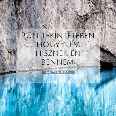 János 16:9 KAR Bibliai verskép