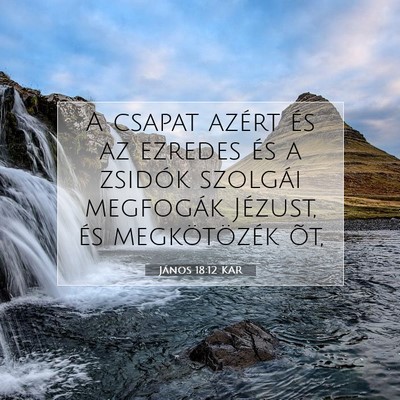 János 18:12 KAR Bibliai verskép