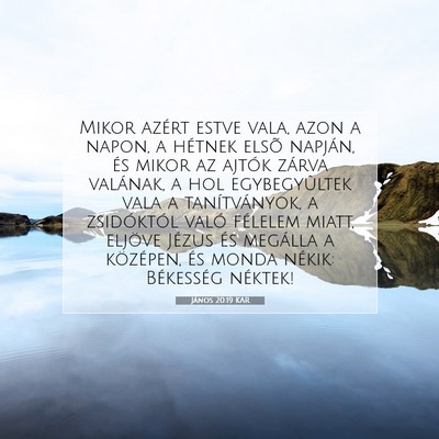 János 20:19 KAR Bibliai verskép