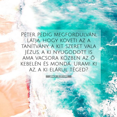 János 21:20 KAR Bibliai verskép