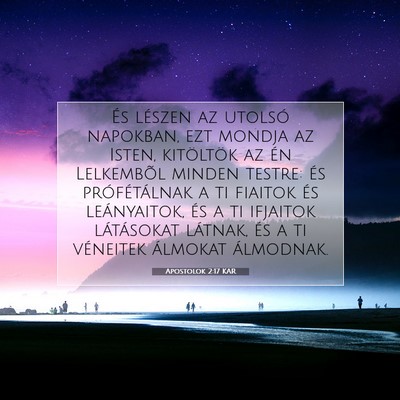 Apostolok 2:17 KAR Bibliai verskép