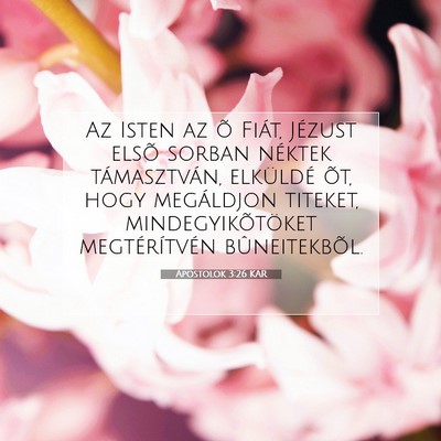 Apostolok 3:26 KAR Bibliai verskép