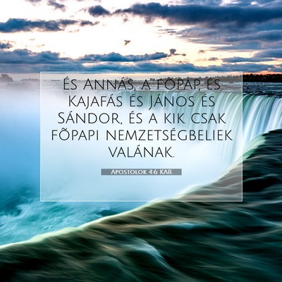 Apostolok 4:6 KAR Bibliai verskép